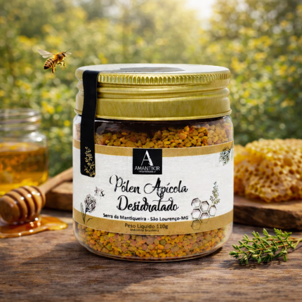 Pólen Apícola Desidratado Amantikir 110g