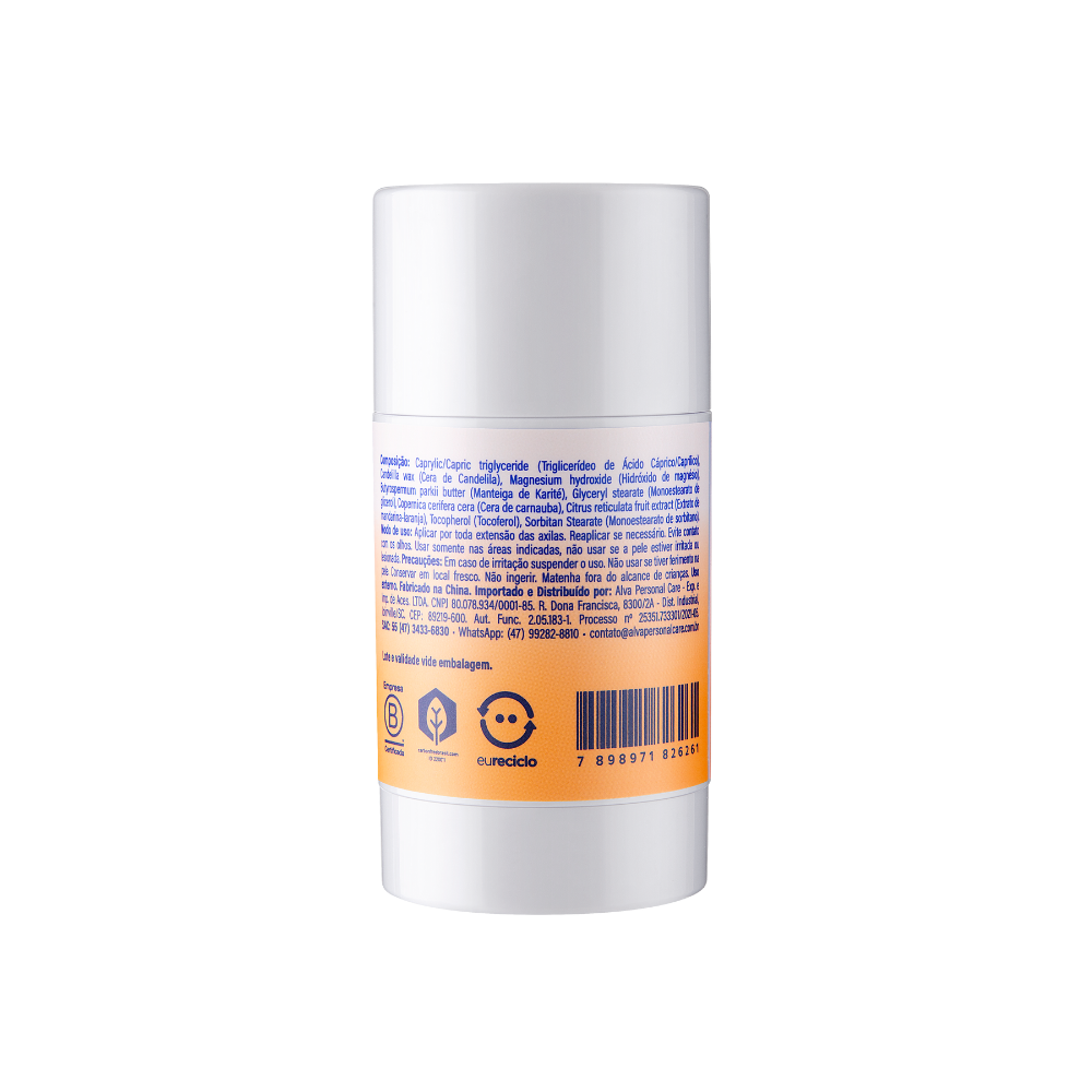 Desodorante em Barra Citrus Vegano 55g Alva