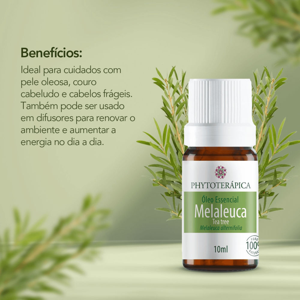 Óleo Essencial de Melaleuca (Tea Tree) 10ml - Phytoterápica