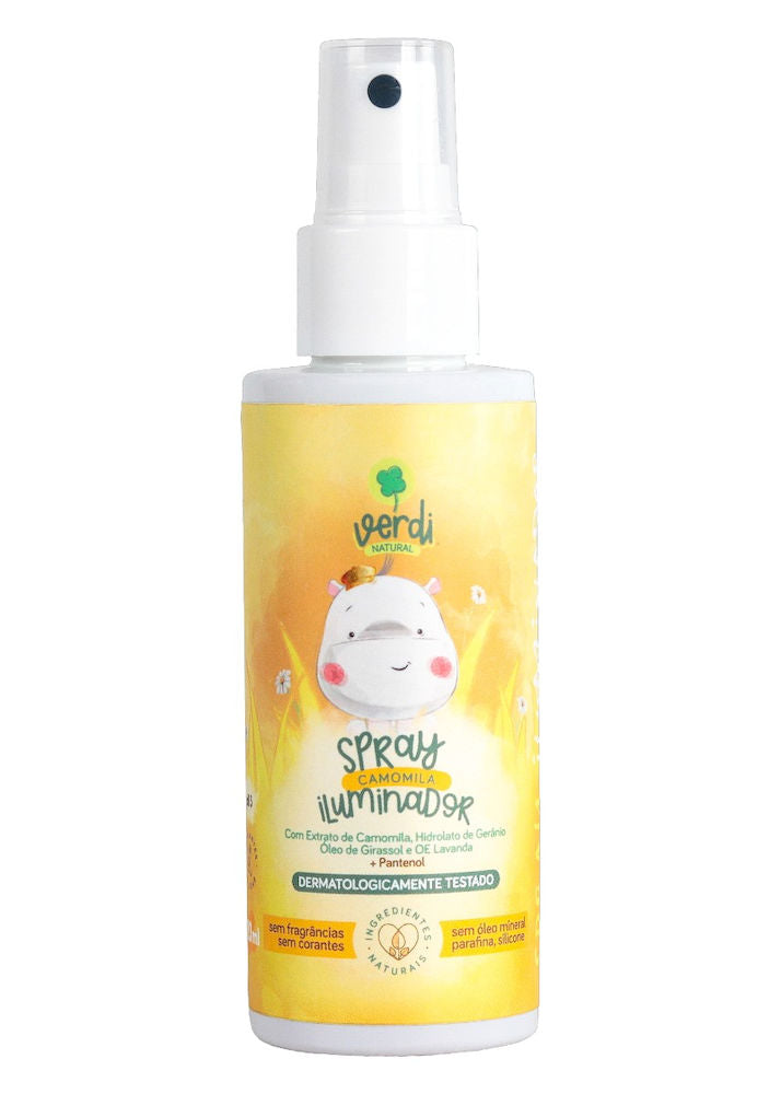 Kit Cabelo Infantil - Shampoo + Condicionador + Spray Clareador Verdi Natural