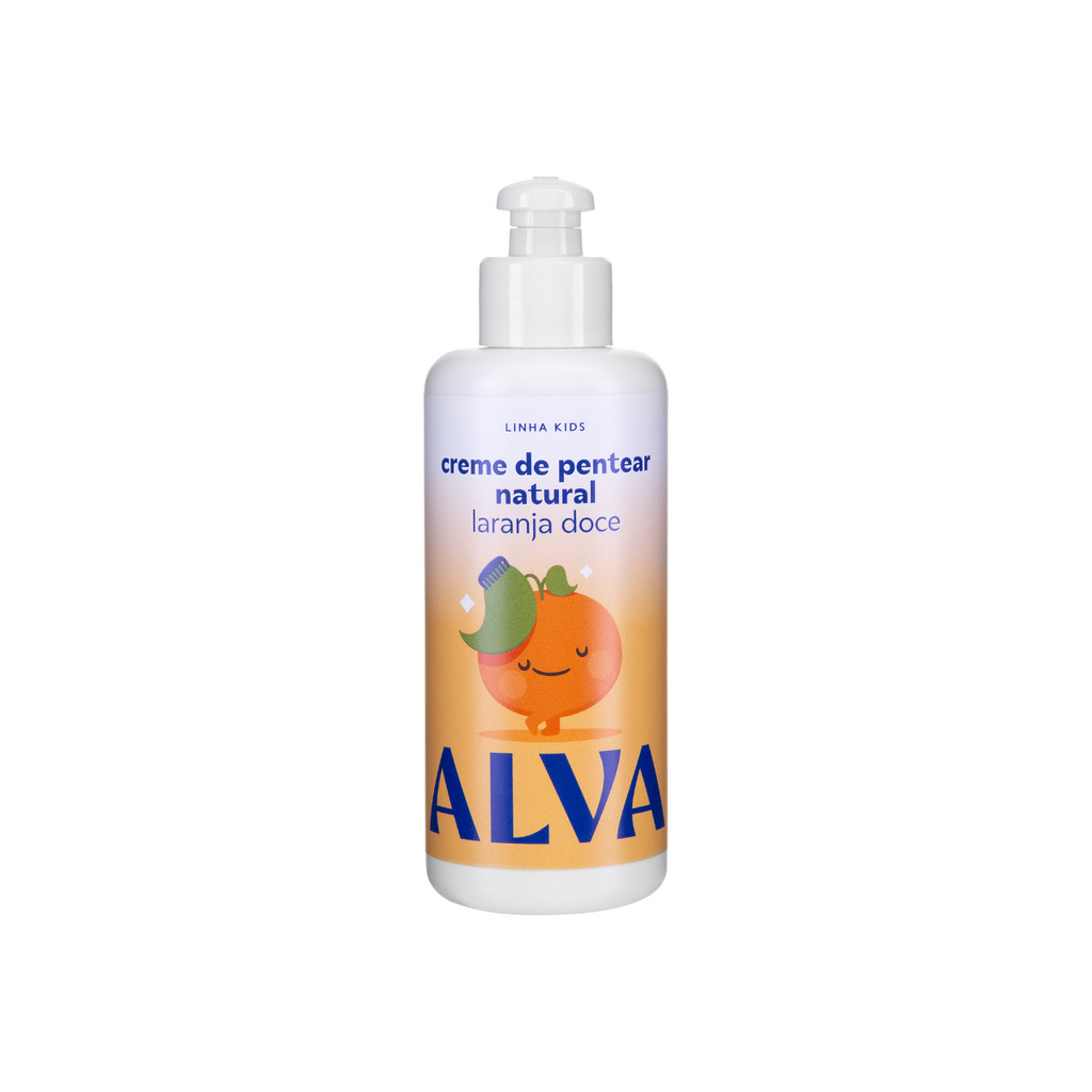 Creme de Pentear Infantil Laranja Doce & Baunilha | Natural e Vegano - Alva - 150ml
