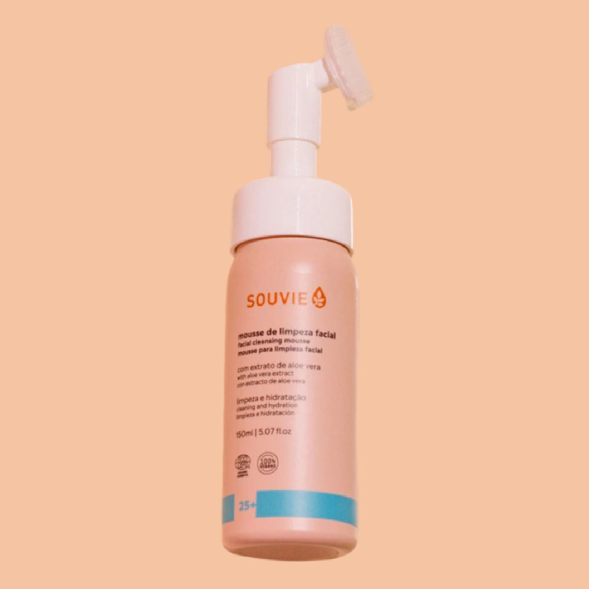 Mousse de Limpeza Facial 25+ Souvie 150ml