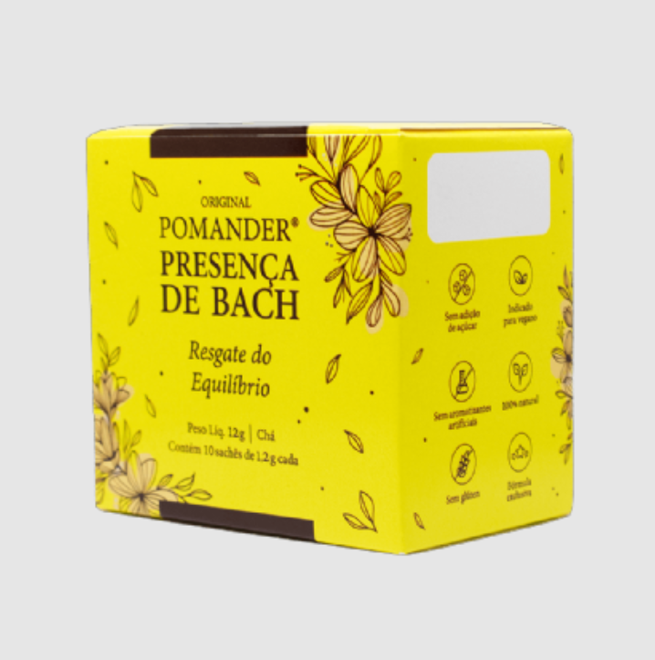 Pomander Chá Presença de Bach Resgate do Equilíbrio – 15g (10 sachês)