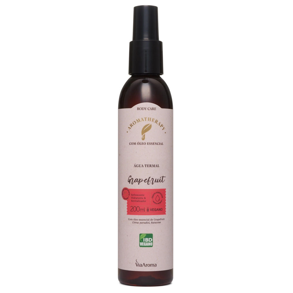 Água Termal com Óleo Essencial de Grapefruit 200ml - Via Aroma