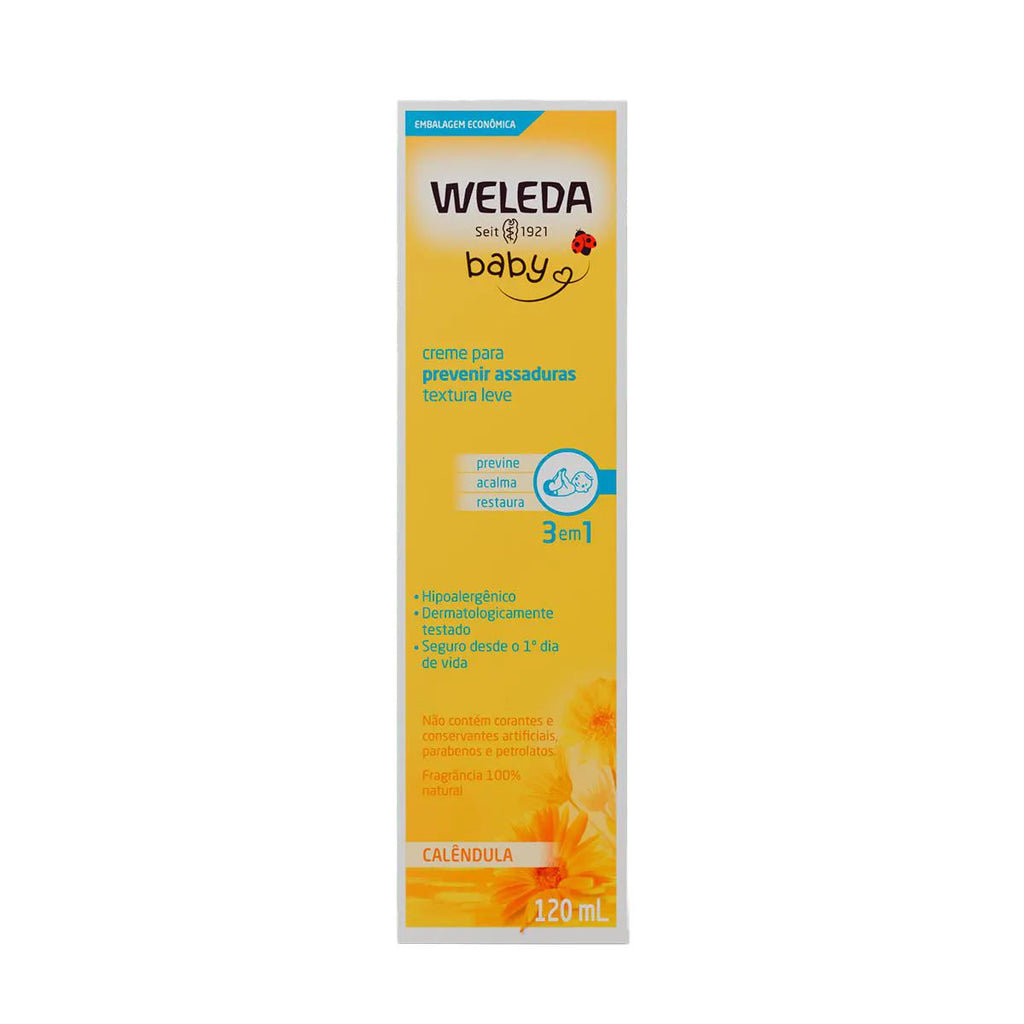 Creme para Assaduras Weleda BabyCreme Calêndula 120ml