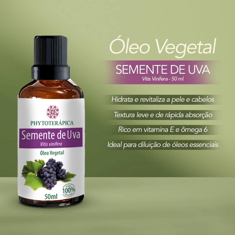 Óleo Vegetal de Semente de Uva Phytoterápica 50ml