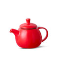 Bule de Chá de Cerâmica com Infusor Egg Duo Teapot Moncloa Vermelho 790ml