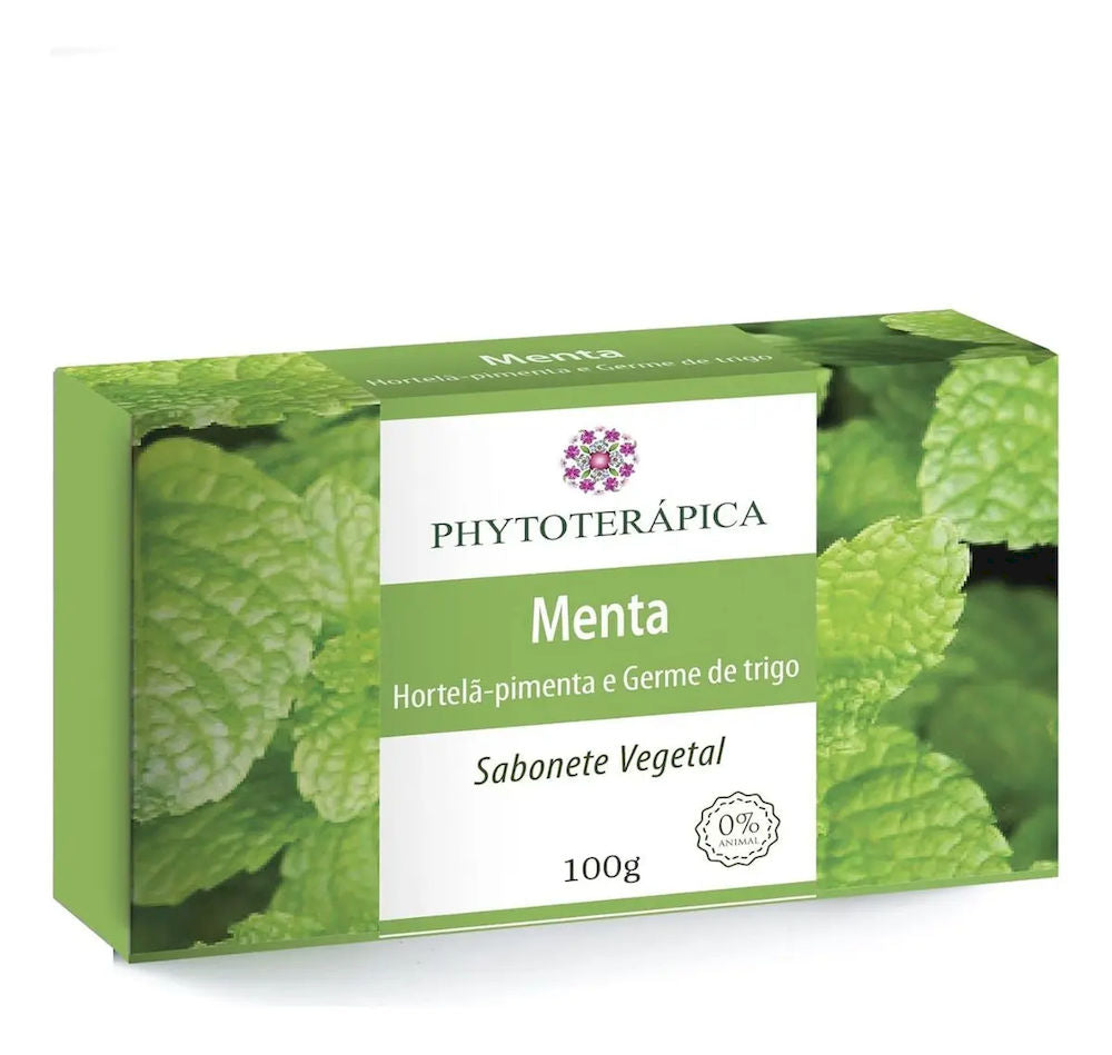 Sabonete Vegetal Menta & Germe de Trigo Phytoterápica 100g