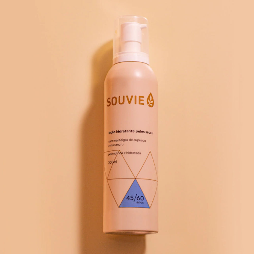 Loção Hidratante Peles Secas 45+ Souvie 200ml