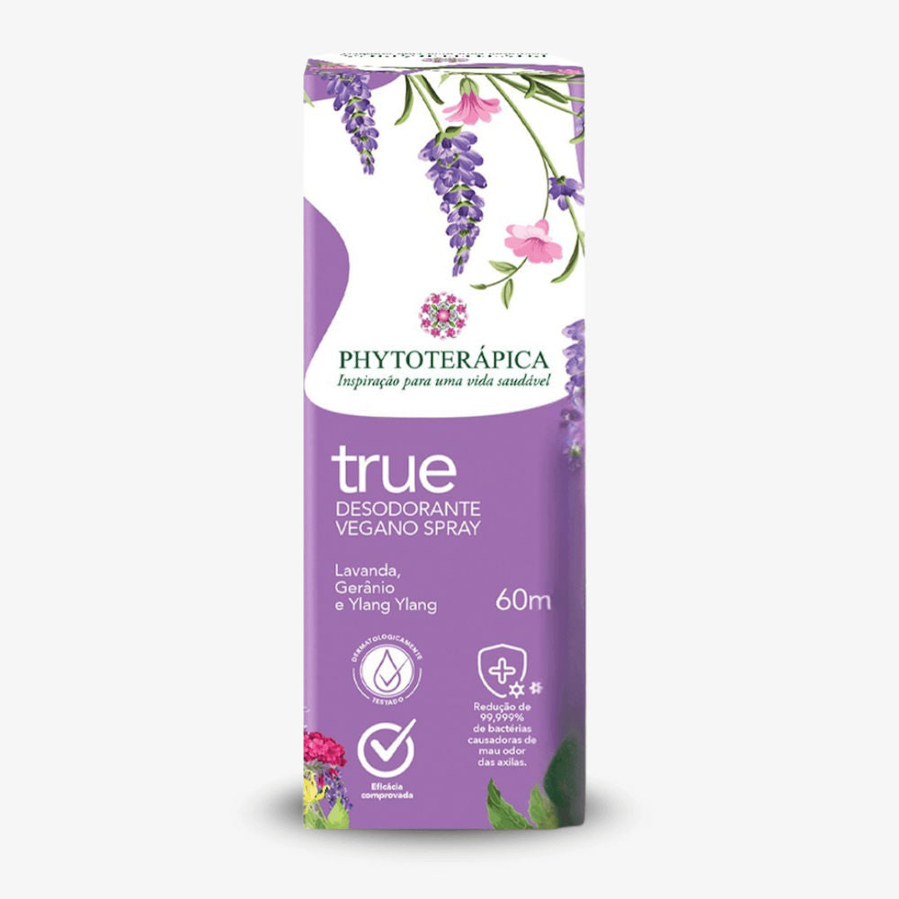 Desodorante Vegano Spray True Phytoterápica 60ml