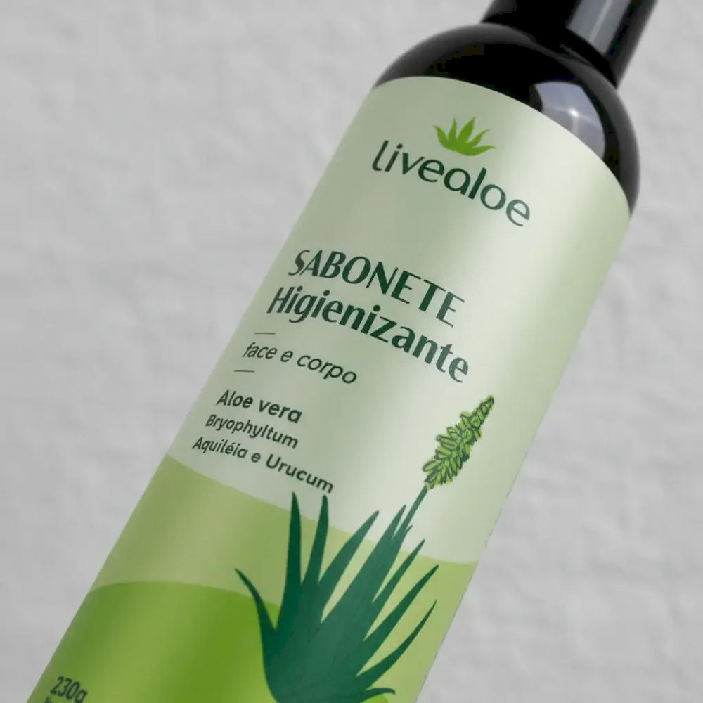 Sabonete Líquido Natural Higienizante Livealoe 230g