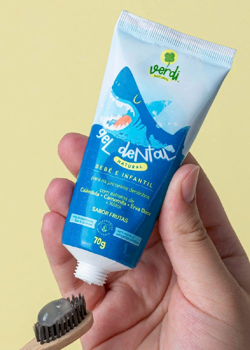Gel Dental Para os Primeiros Dentes do Bebê Verdi Natura
