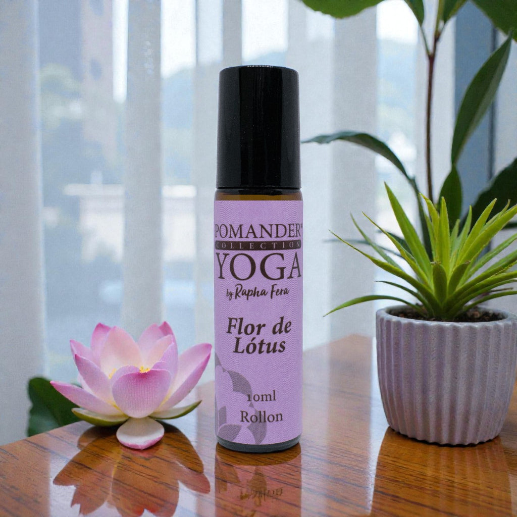 Pomander Yoga Transmutação Flor de Lótus Rollon 10ml