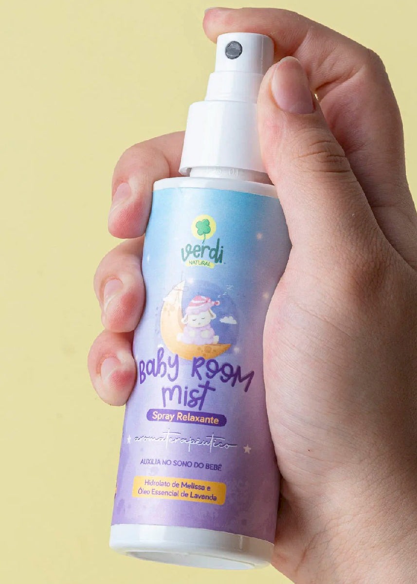 Baby Room Mist Spray Relaxante para Bebê com Lavanda e Melissa