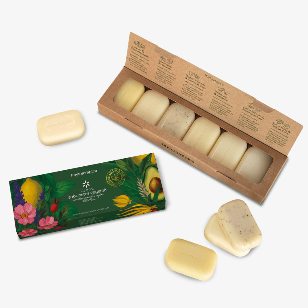 Kit Mini Sabonetes Vegetais 40g - Phytoterápica