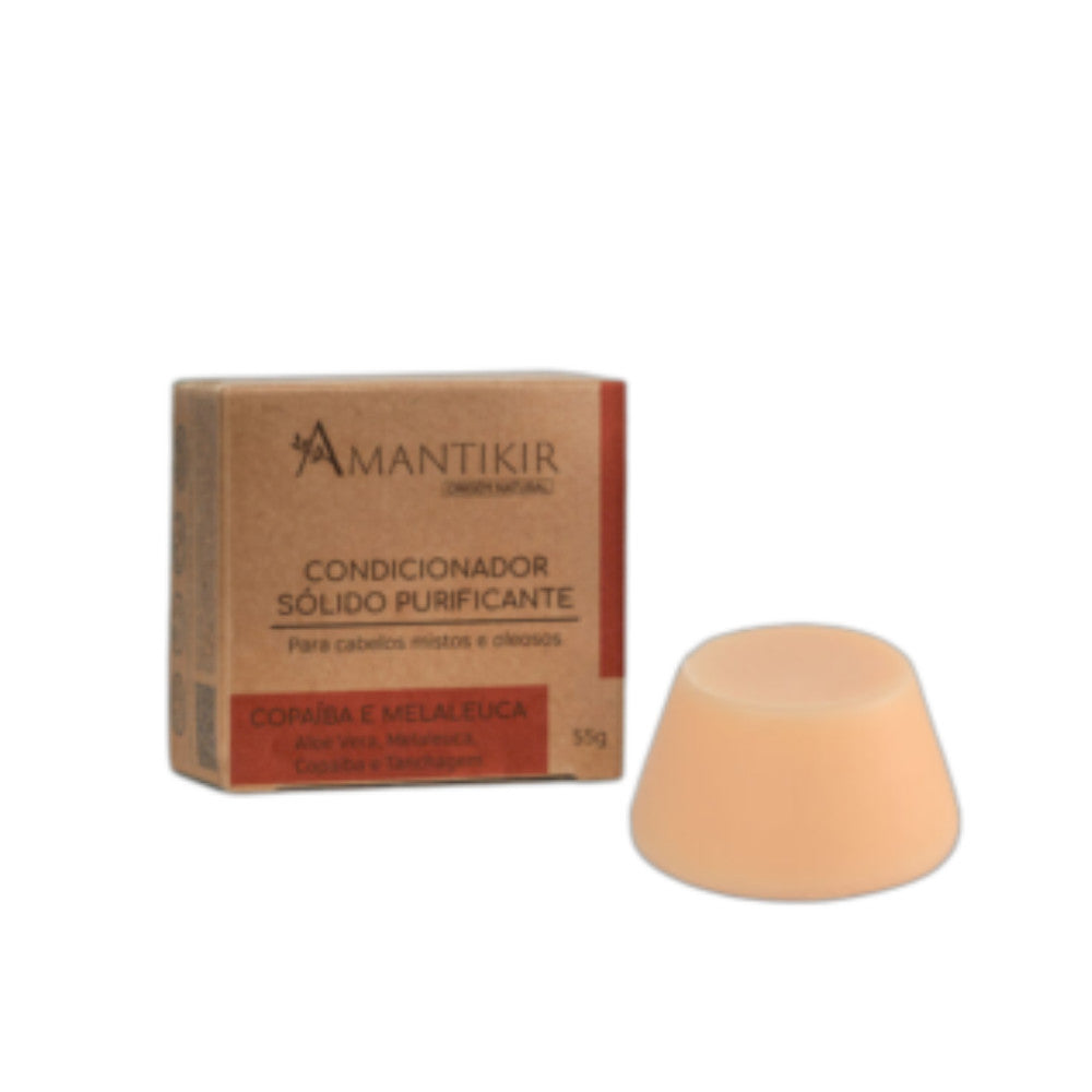 Kit Copaíba Completo Amantikir - Xampu Sólido + Condicionador e Óleo de Copaíba
