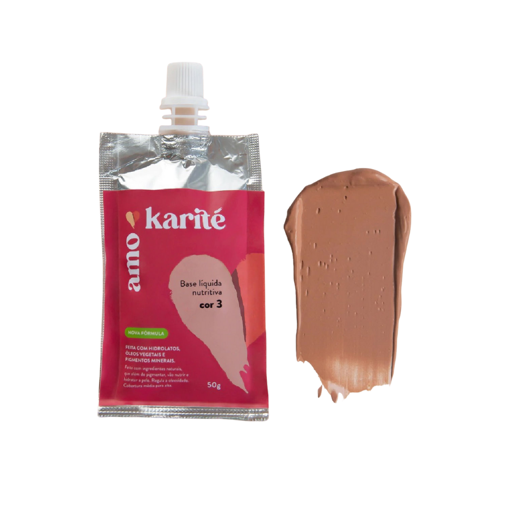 Base Liquida Nutritiva 50g Cor 3.0 - AmoKarité