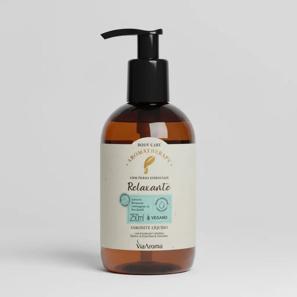 Sabonete Líquido Relaxante Aromatherapy 250ml - Via Aroma