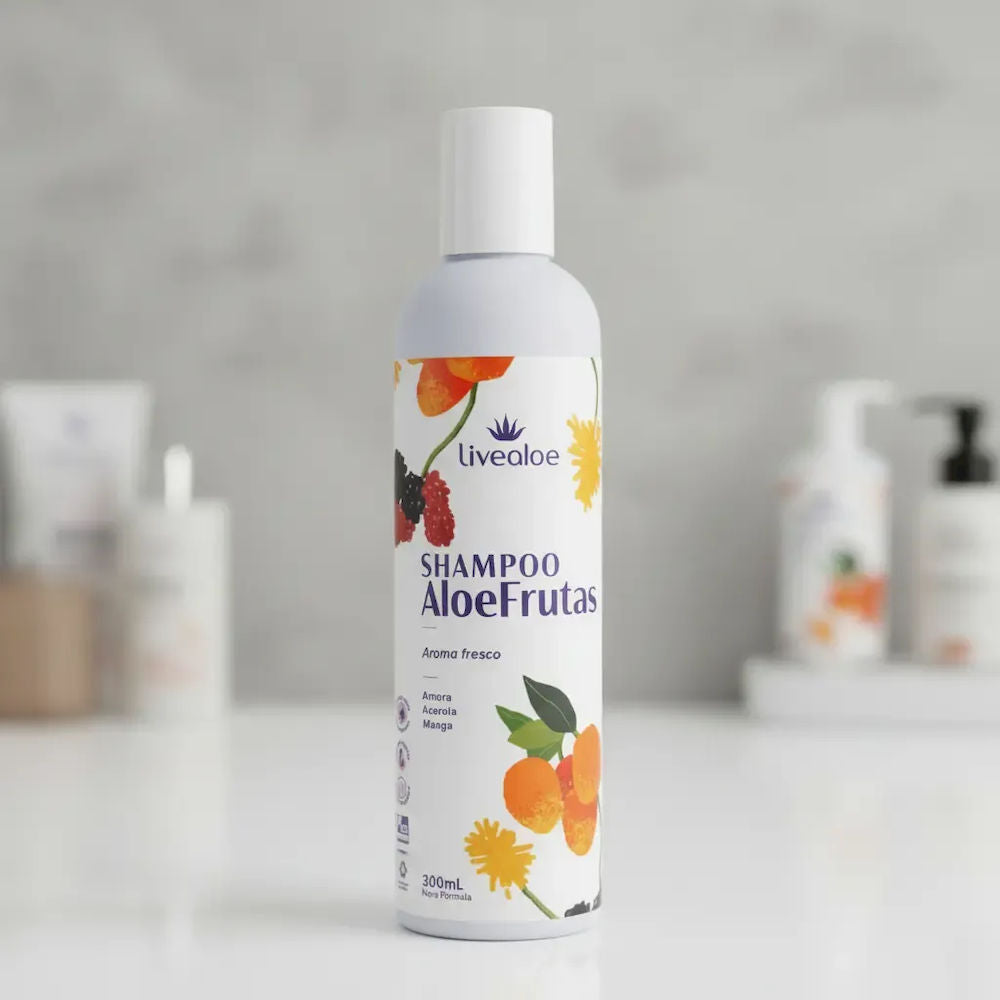 Shampoo Aloe Frutas Livealoe 300ml
