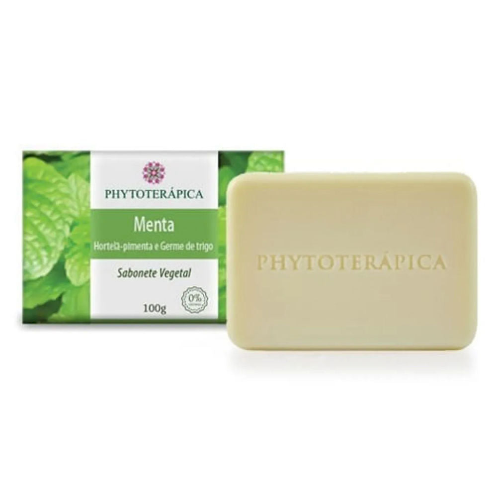 Sabonete Vegetal Menta & Germe de Trigo Phytoterápica 100g