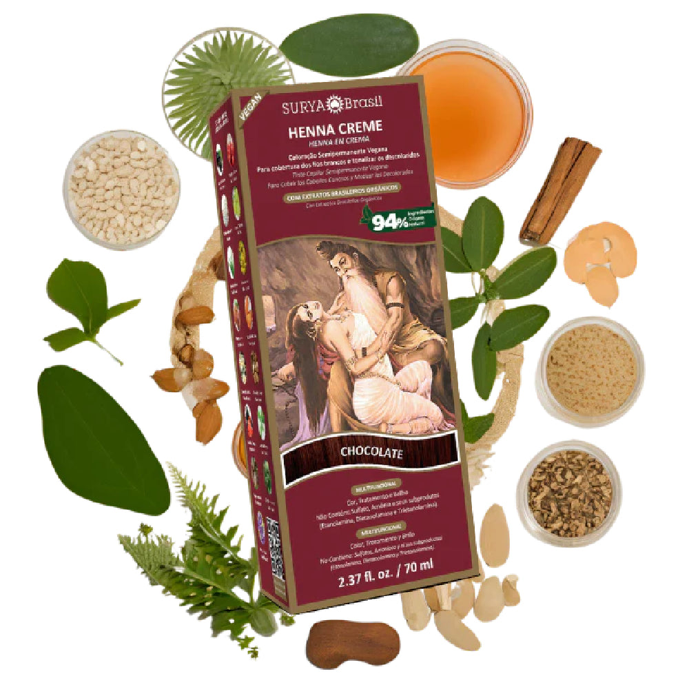 Henna Creme Chocolate Surya Brasil 70ml