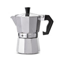 Cafeteira Classic Moka Moncloa 6 Xicaras 240ml Italiana Aco Inox Preta