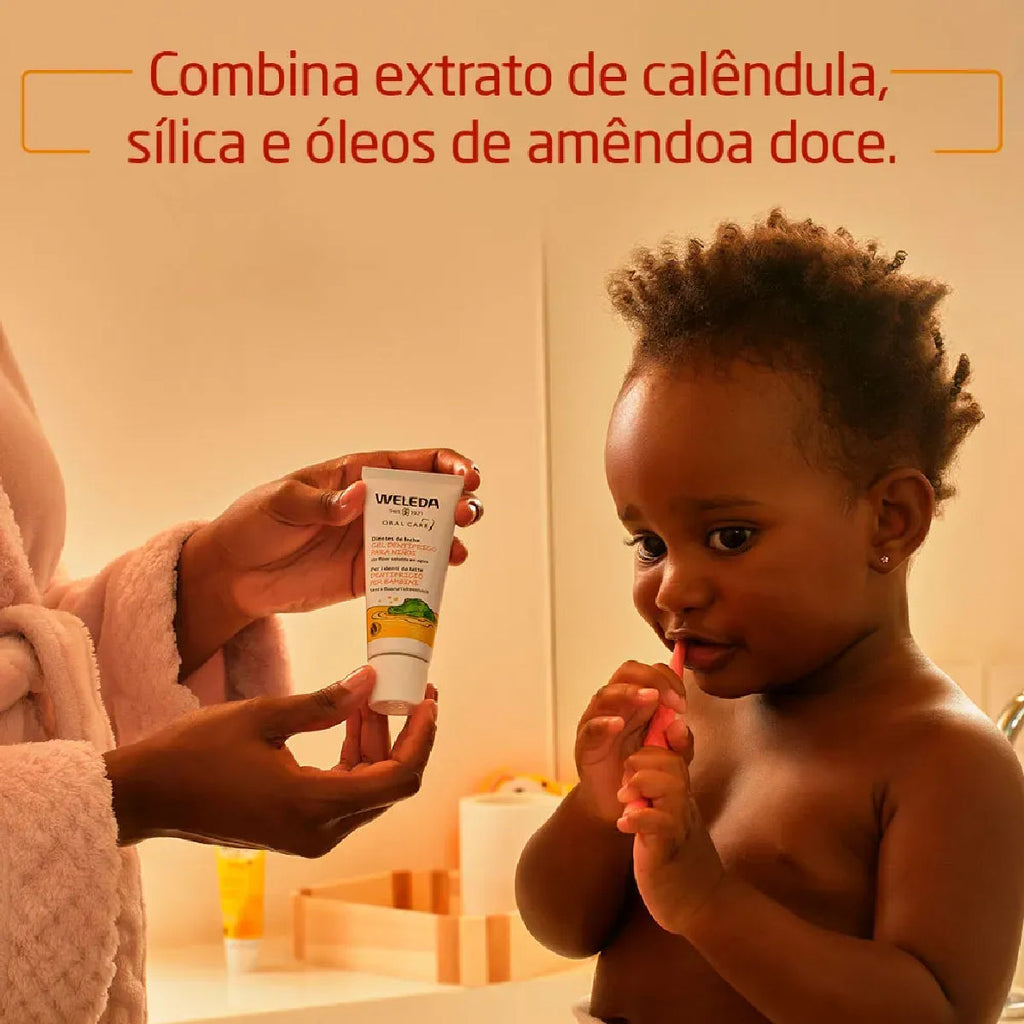 Gel Dental Infantil Weleda Sem Flúor 50ml