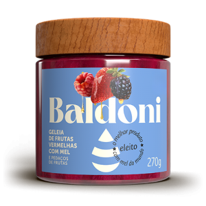 GELEIA BALDONI FRUTAS VERMELHAS POTE 270G
