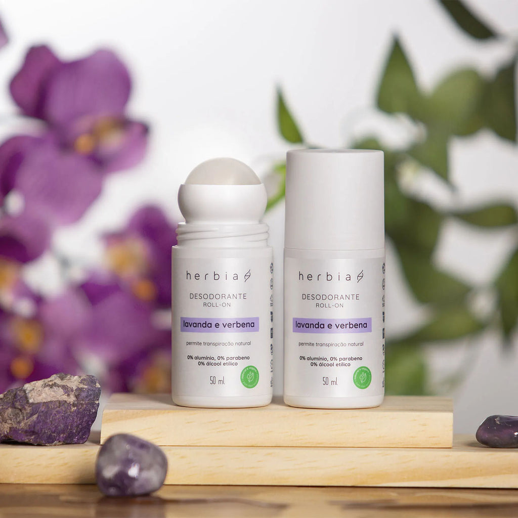 Desodorante Roll-On Lavanda e Verbena Herbia 50ml