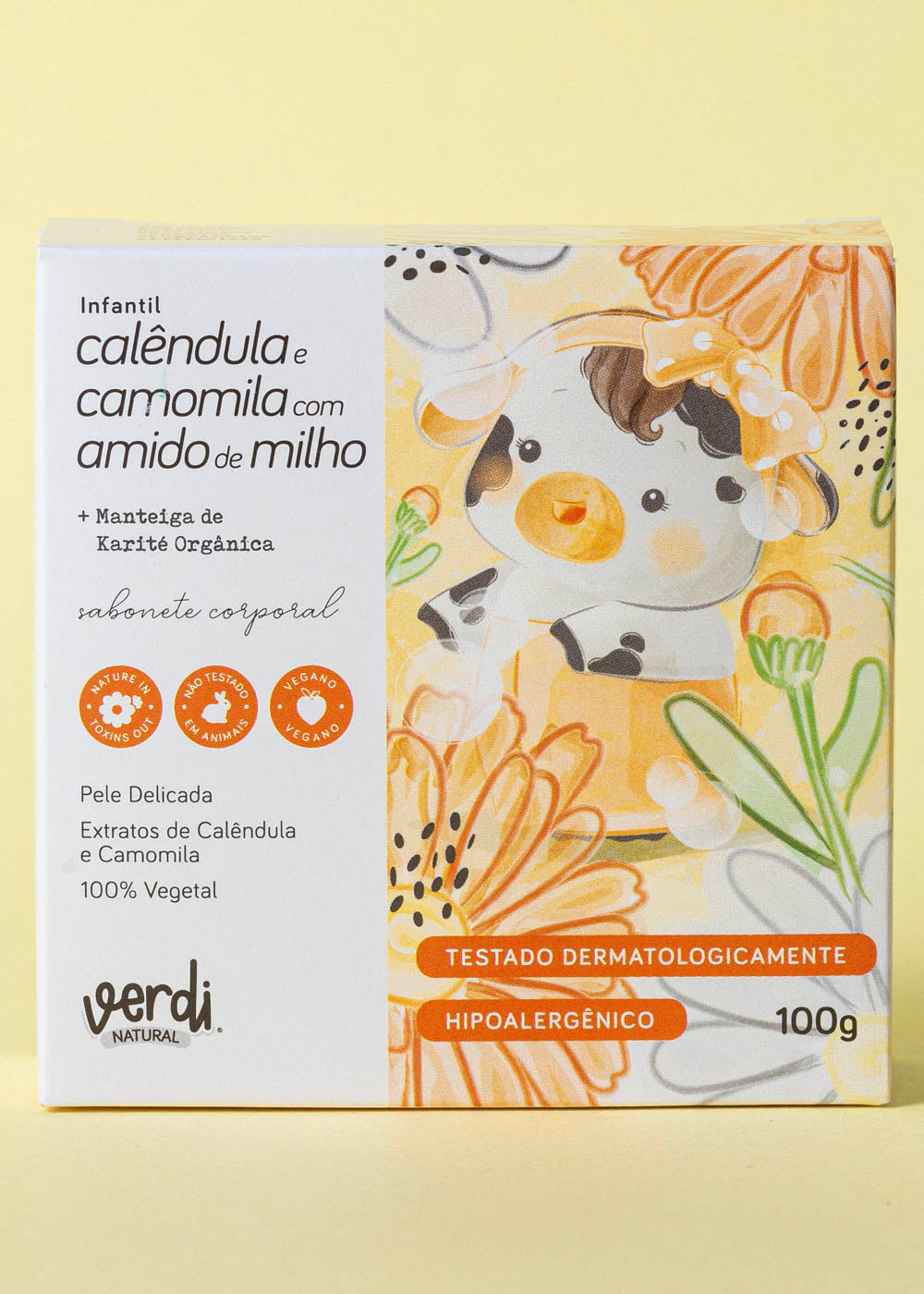 Verdi Natural Sabonete Infantil Calêndula Camomila 100g