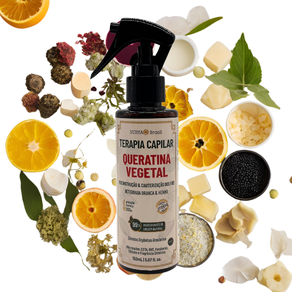 Queratina Vegetal Brasileira Surya Brasil 150ml - Reconstrução Capilar Vegana