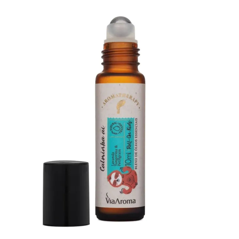 Roll-On Kids Calminha Ai Via Aroma 10ml Blend Calmante Infantil