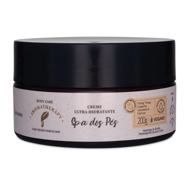 Creme Ultra Hidratante Spa dos Pés Via Aroma 200g