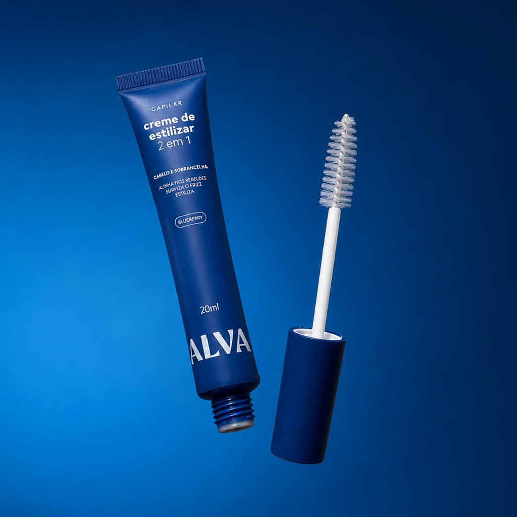 Creme de Estilizar 2 em 1 Alva Styling 20ml - Baby Hair Sobrancelha e Finalizador