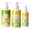 Kit Shampoo + Condicionador + Leave In Creme de Pentear Infantil Aloe Vera