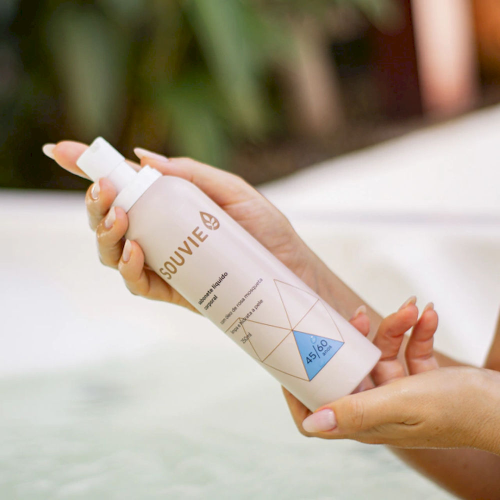 Sabonete Liquido Hidratante Corporal 45+ Souvie 250ml