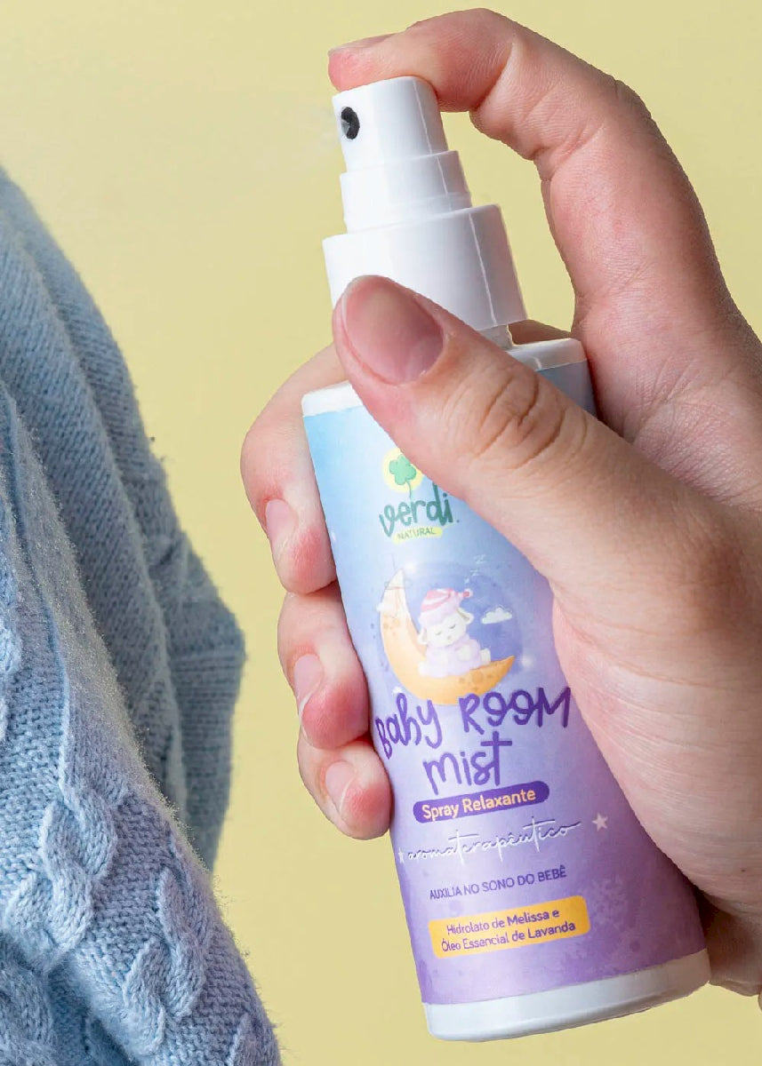 Baby Room Mist Spray Relaxante para Bebê com Lavanda e Melissa