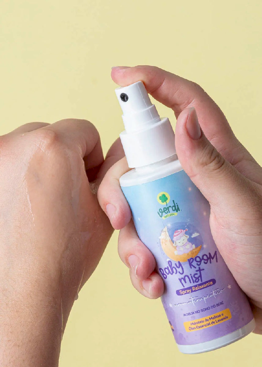 Baby Room Mist Spray Relaxante para Bebê com Lavanda e Melissa
