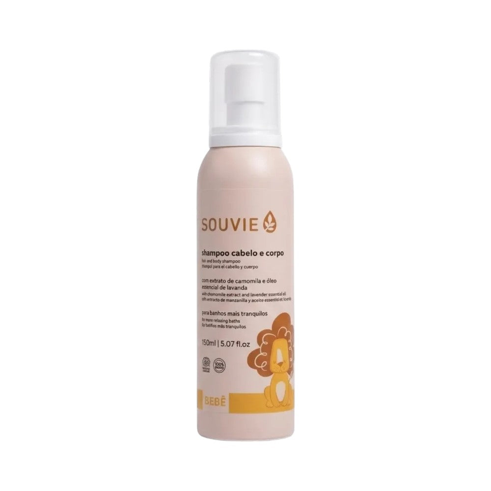 Shampoo Cabelo e Corpo Bebê 150ml - Souvie
