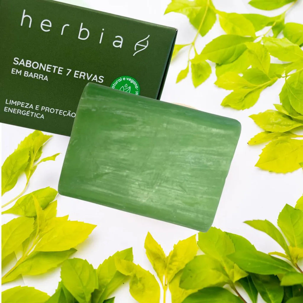 Sabonete 7 Ervas em Barra Herbia 90g