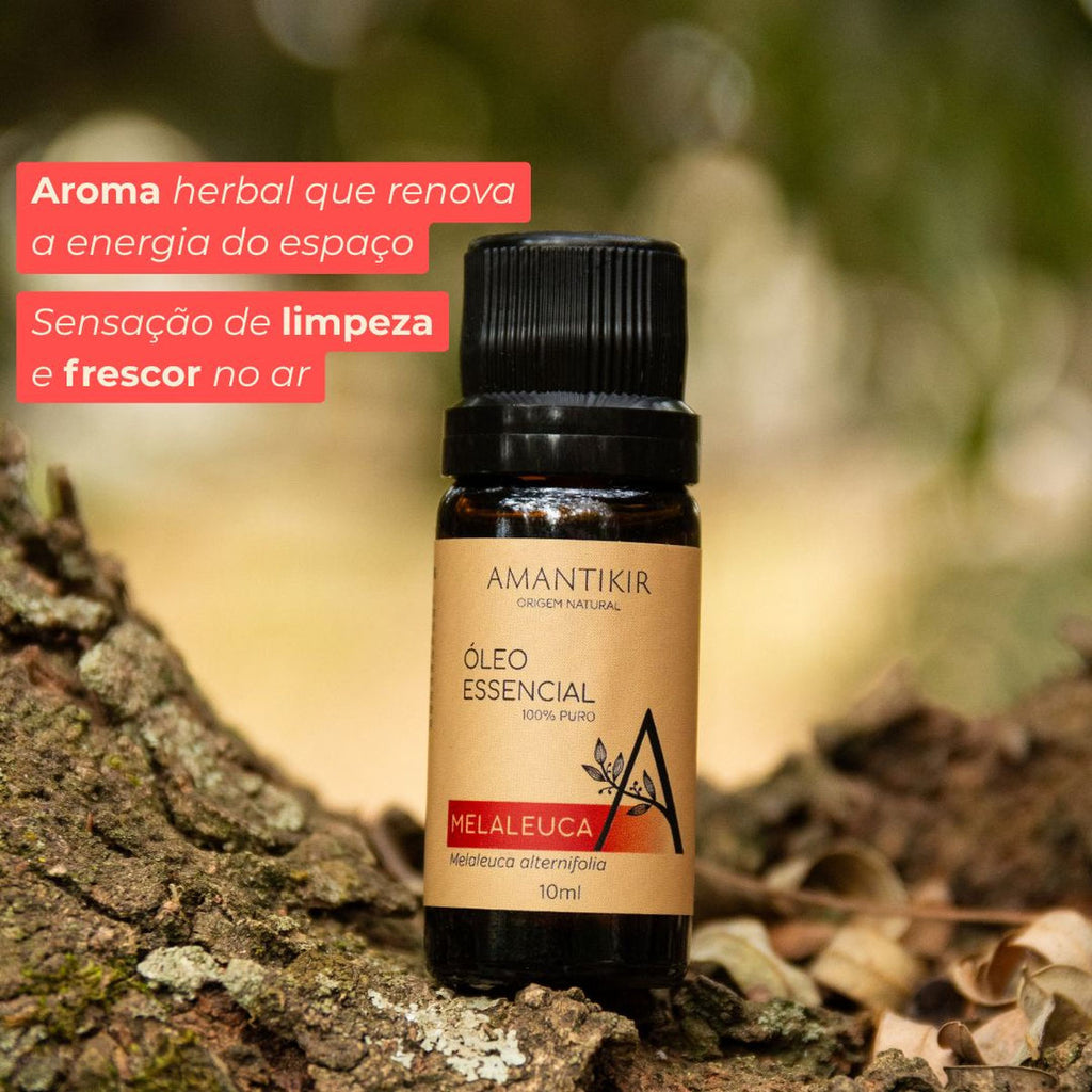 Óleo Essencial de Melaleuca (Tea Tree) Amantikir 10ml