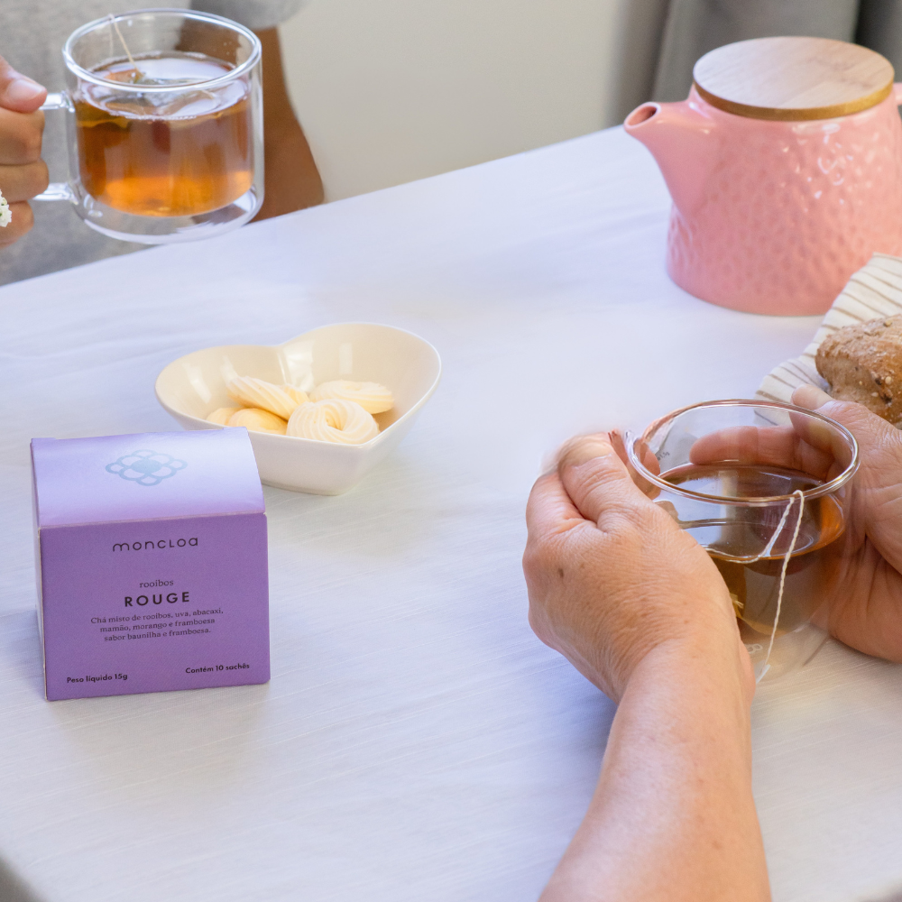 Chá Rouge Moncloa 15g – Caixa com 10 Sachês | Rooibos