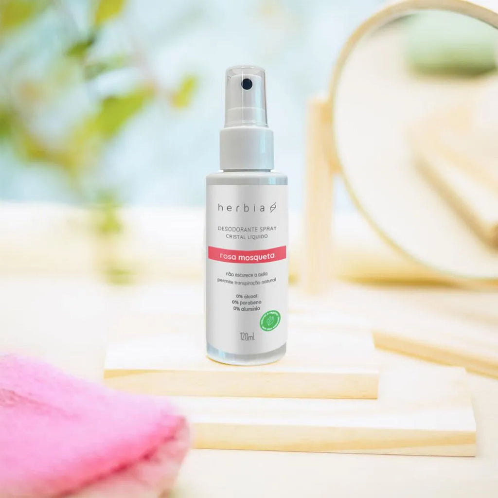 Desodorante Spray Rosa Mosqueta Herbia 120mL