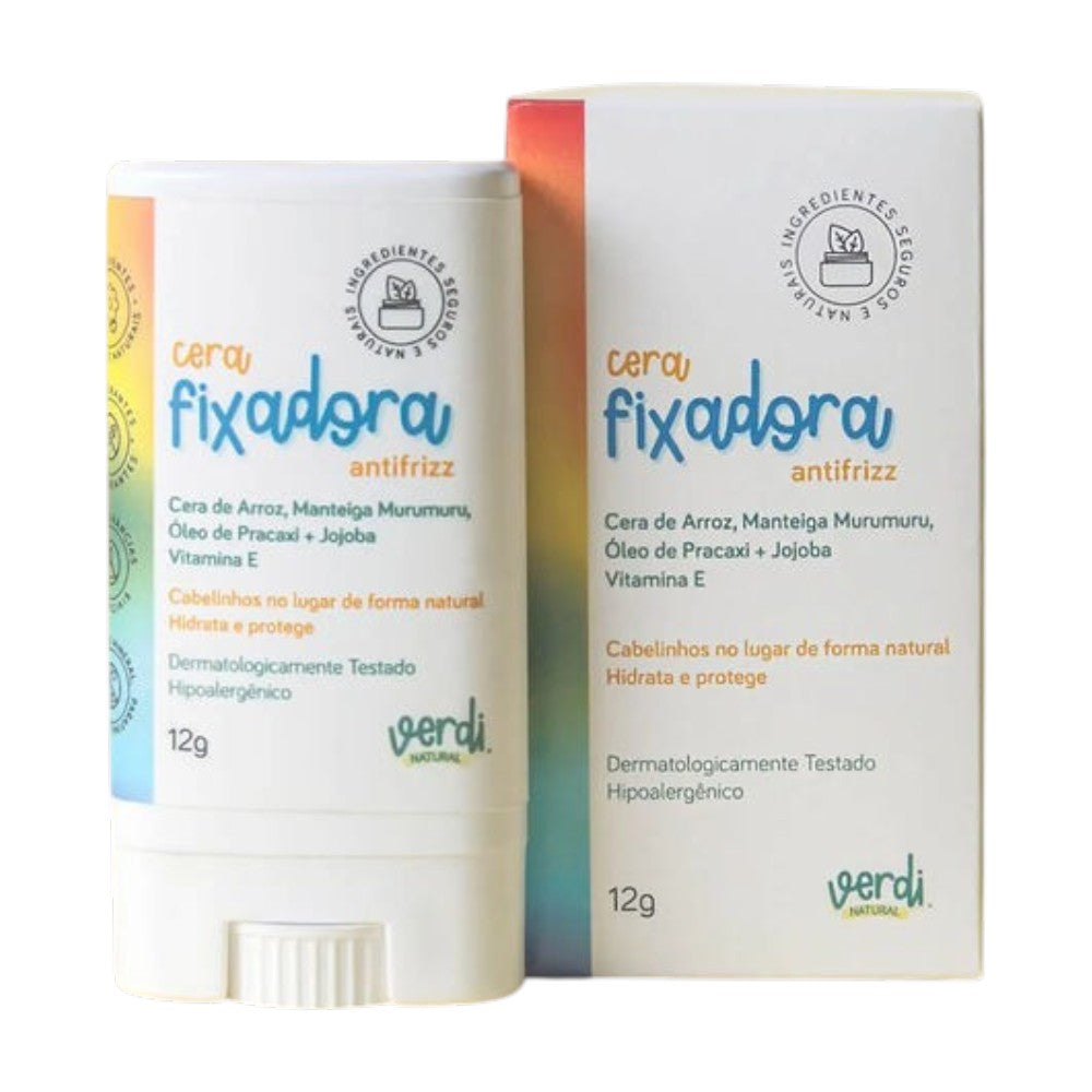 Cera Fixadora Antifrizz Infantil Natural - Verdi Natural