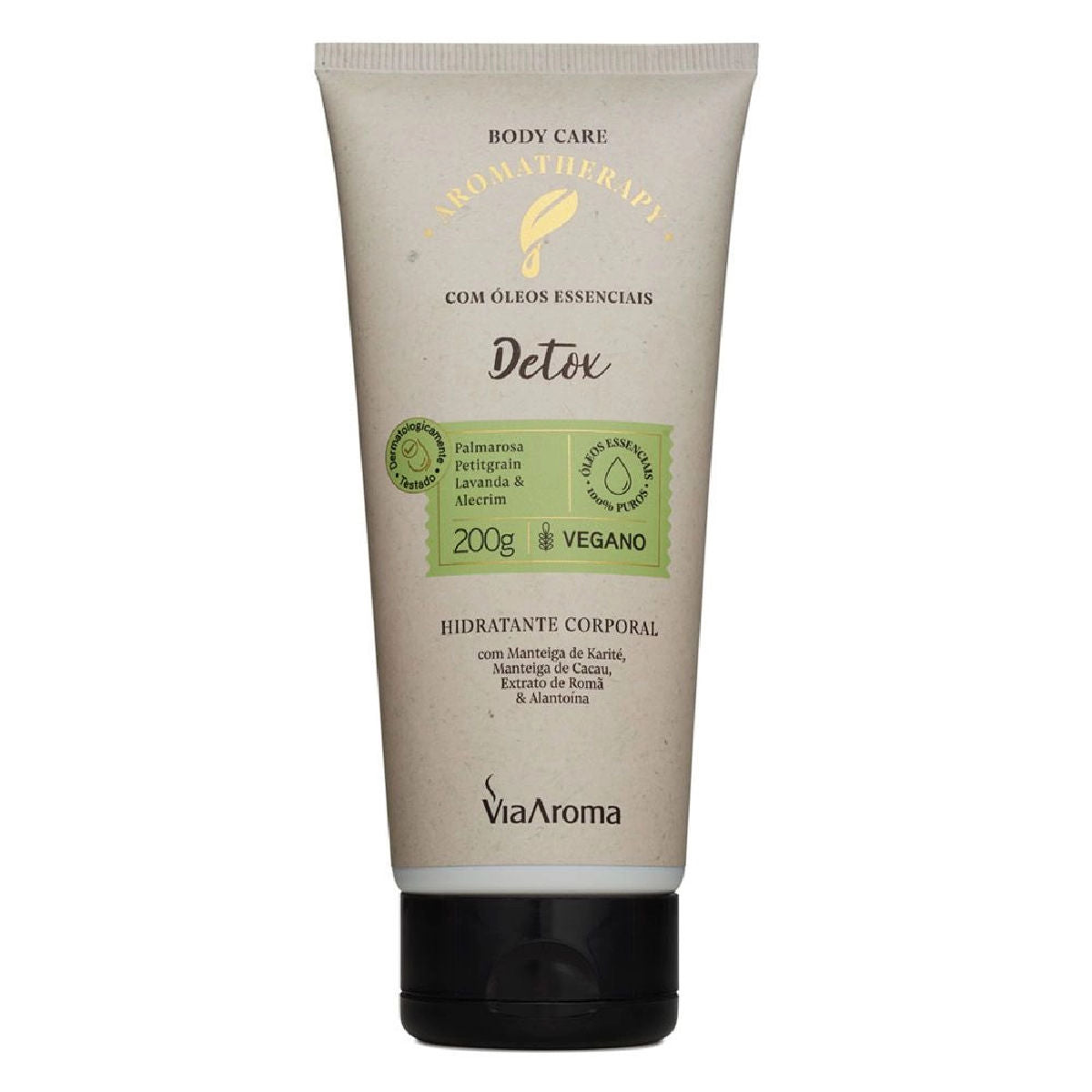 Hidratante Corporal Detox Aromatherapy 200g Via Aroma