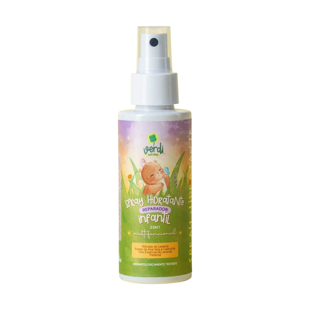 Spray Hidratante Reparador Infantil 100% Natural Verdi 120ml