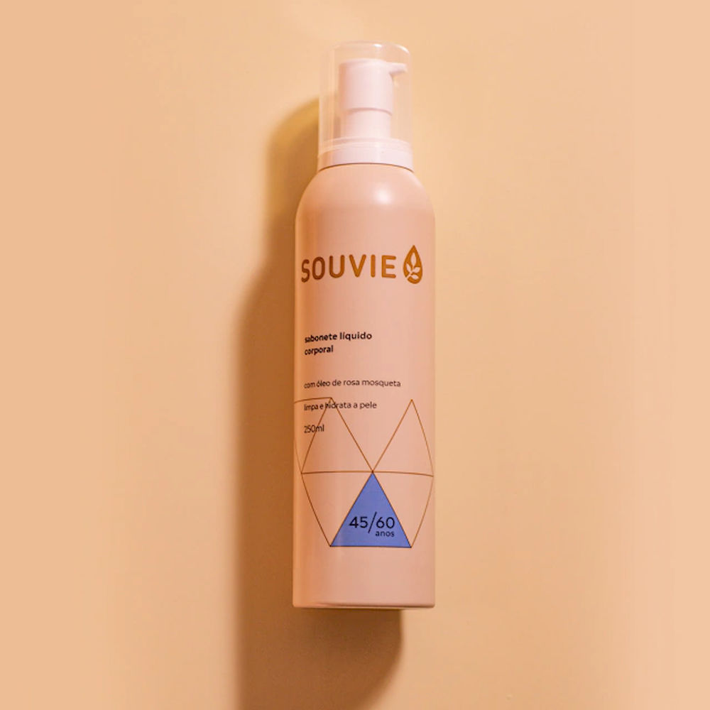 Sabonete Liquido Hidratante Corporal 45+ Souvie 250ml