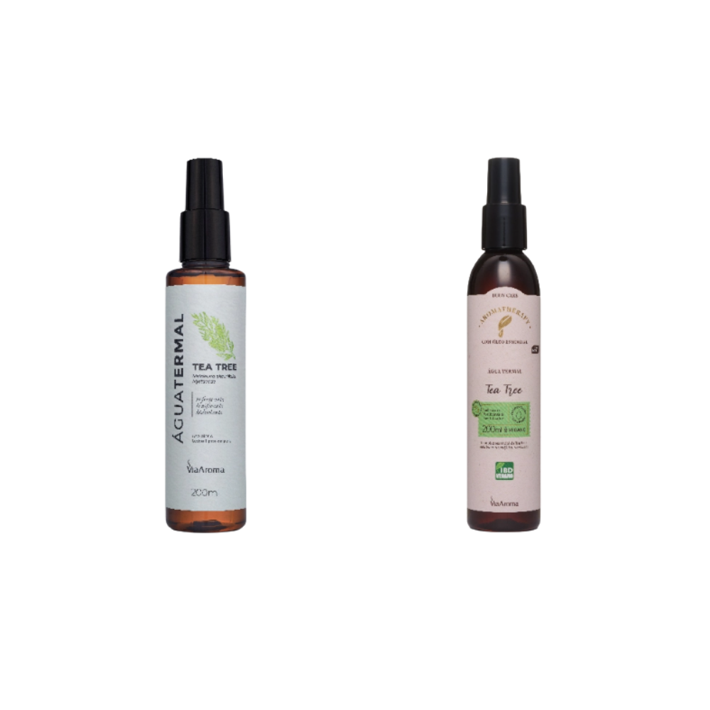 Água Termal com Óleo Essencial de Tea Tree – Via Aroma 200ml