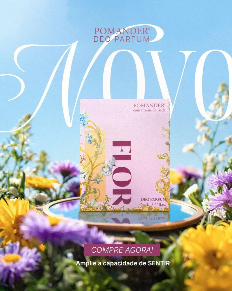 Perfume Flor Pomander C/ Florais de Bach e Óleos Essenciais 75ml