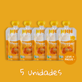 Kit 5 uni Papapa Papinha Orgânica Manga Sem Açúcar 100g+6Meses
